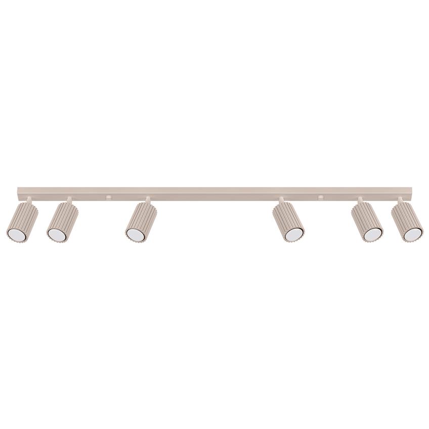 SOLLUX Plafon KARBON 6L taupe ; SL.1766