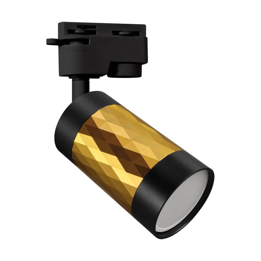 Oprawa do zamontowania na szynoprzewodzie PIANO TRA GU10 GOLD/BLACK 04091 IDEUS