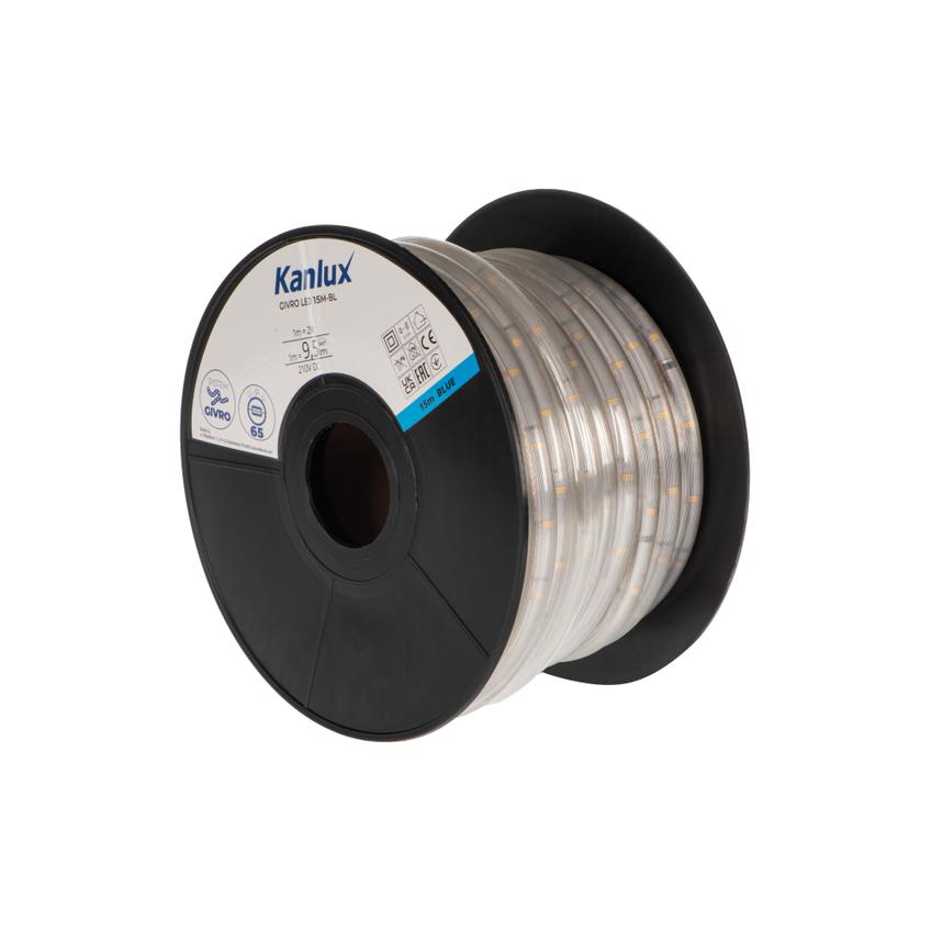 GIVRO LED 15M-BL Wąż LED rolka 15m 210 DC GIVRO LED 15M-BL barwa niebieska 1m = 9,5Lm 38587 KANLUX