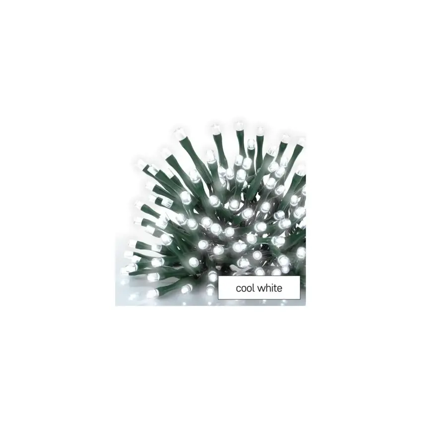 Lampki choinkowe Classic 240 LED 24m zimna biel IP44 timer D4AC05 EMOS
