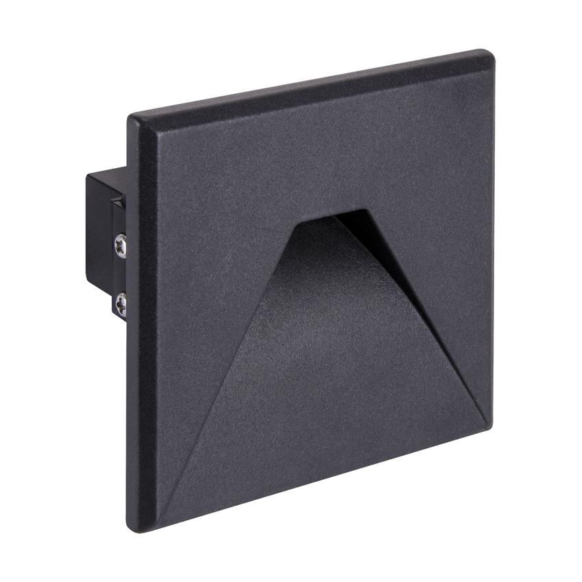 Oprawa schodowa lampa ścienna LED 1,6W czarna 03909 IDEUS