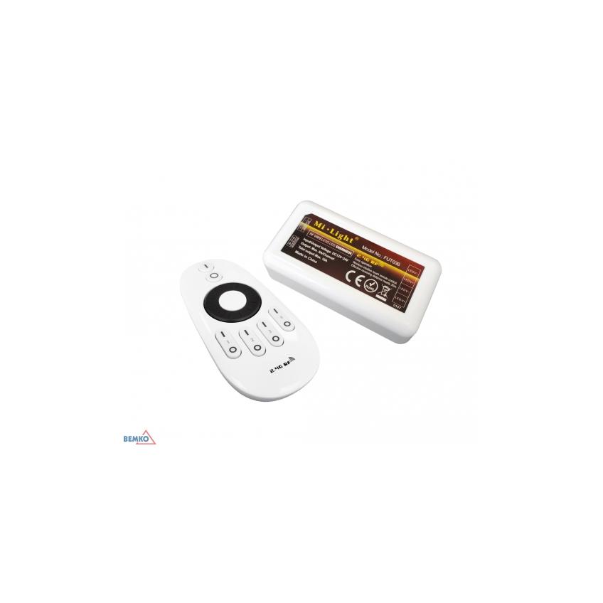STEROWNIK LED 1-STREFOWY RF 2.4G DC 12~24V 8A MONO Z PILOTEM B44-RF-SRP1-096-MN BEMKO