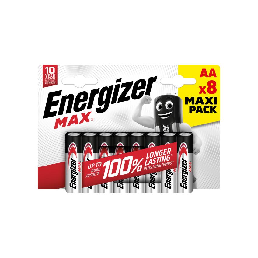 Bateria Energizer MAX AA LR6 /8szt./ 7,6389E+12 SELVISTA