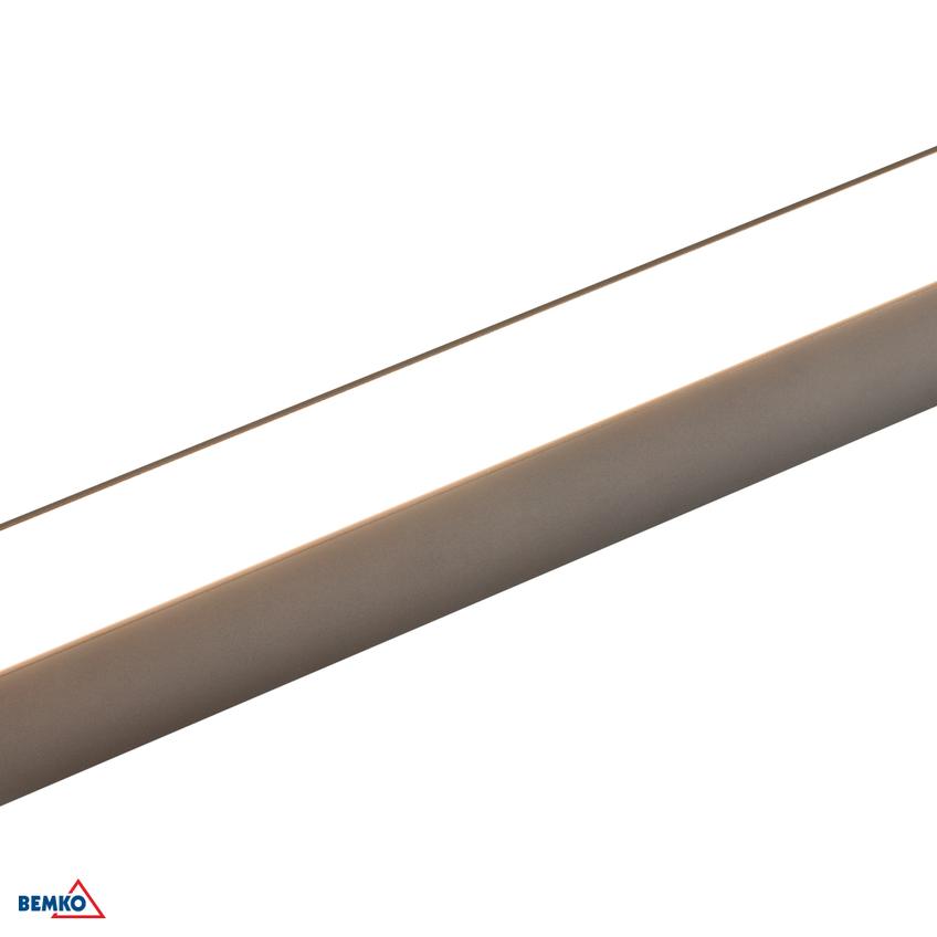 Rozeta sufitowa okrągła z linką czarna 100CM do opraw LORIEN C26-LOR-RO-BL BEMKO