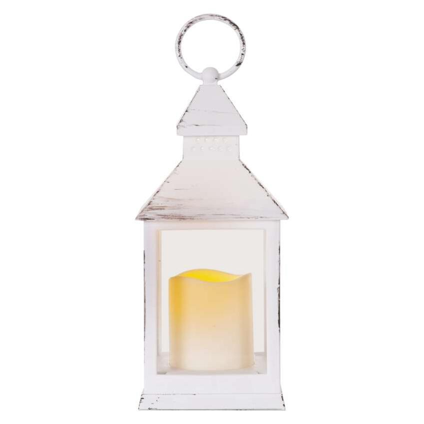 Lampion 1 LED świeczka biały 24 cm 3x AAA, vintage, IP20, timer DCLV01 EMOS