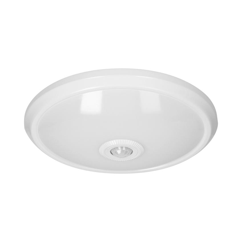 ZONDA LED 16W, plafon z czujnikiem ruchu, 1100lm, IP20, 4000K, poliwęglan mleczny, biały AD-PL-6076WLPMR4 ORNO