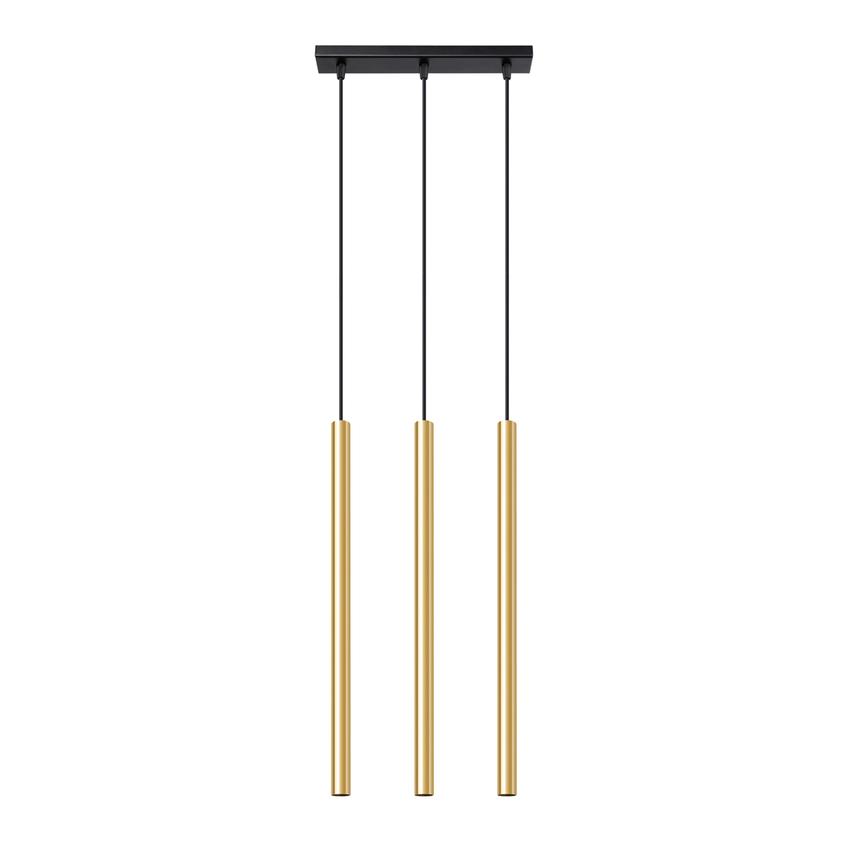 Sollux Lampa Wisząca PASTELO 3L złoty połysk SL.1196