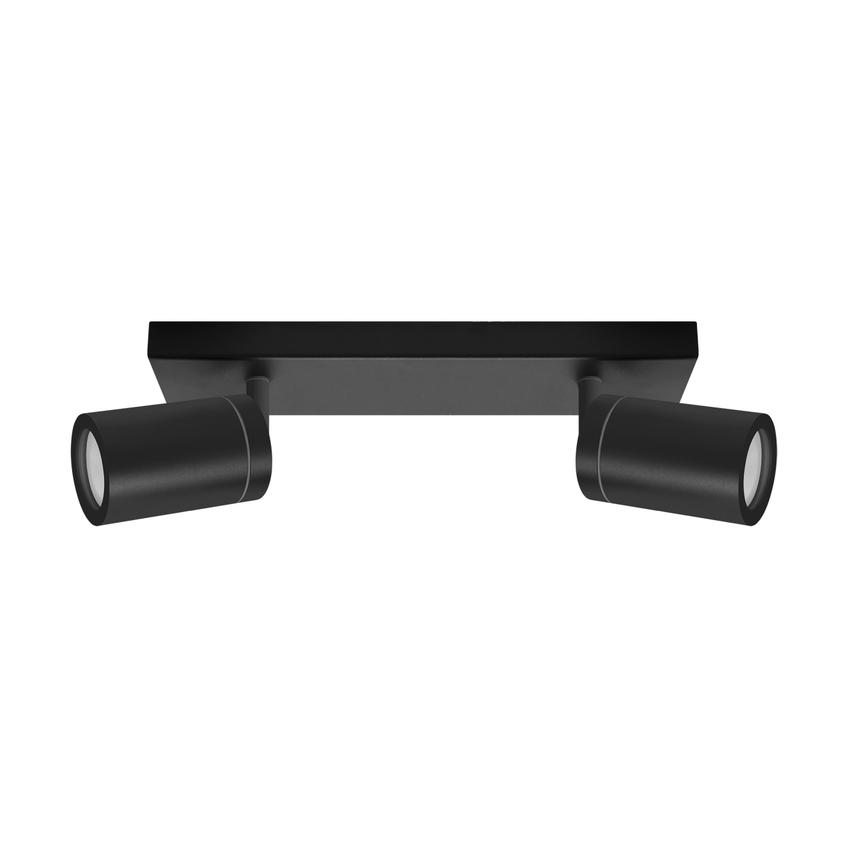 Oprawa ścienno-sufitowa TENOR GU10 czarna 04071 IDEUS