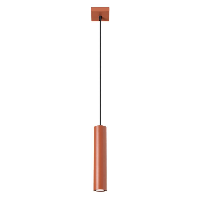Sollux Lampa wisząca LAGOS 1 ochra czerwona SL.1489
