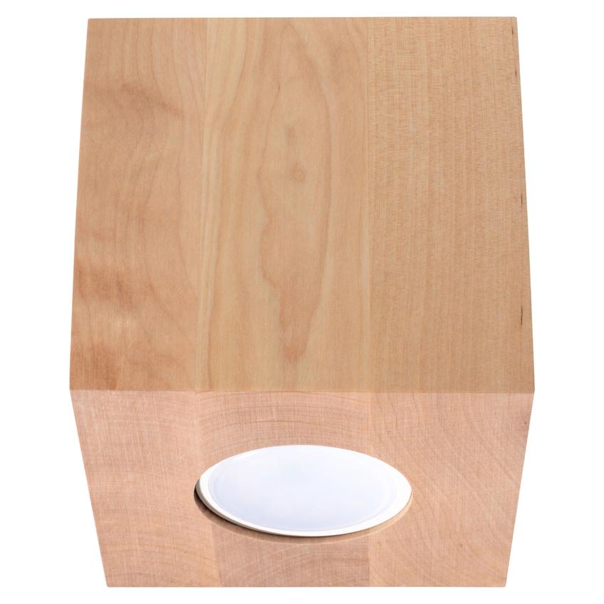 Sollux Plafon QUAD naturalne drewno SL.0493