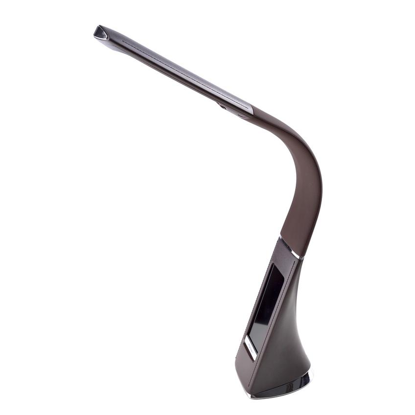 lampka biurkowa LED Gala 6W 420lm 3000K brązowa ML139 Milagro