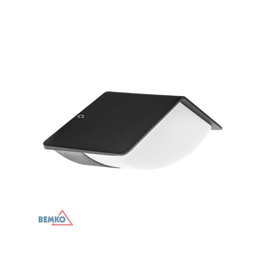 OPRAWA ELEWACYJNA VALANT 7W 3000K 560LM IP65 233X80X90MM KINKIET GRAFIT C25-EL1-K-007GR-3K BEMKO