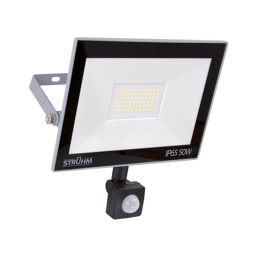 Naświetlacz SMD LED z czujnikiem ruchu KROMA LED S 50W GREY 6500K 03707 IDEUS