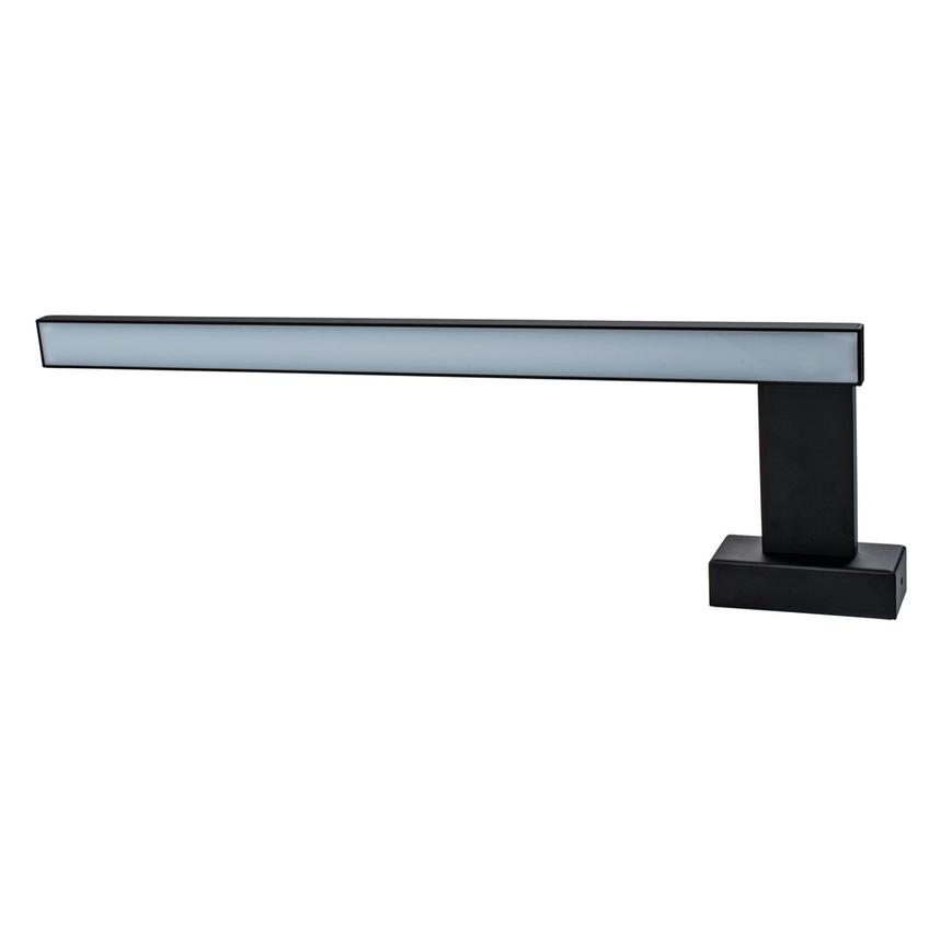 kinkiet łazienkowy nad lustro LED Shine Black 11W 770lm 4000K IP44 ML4380 Milagro