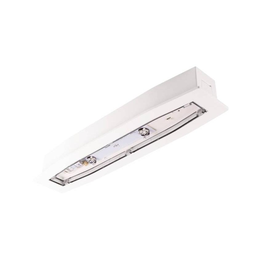 Oprawa sieciowo-awaryjna podtynkowa SUPREMA LED SCH 350 A 3H CT IP54 PT / soczewka korytarzowa do po 94768 INTELIGHT