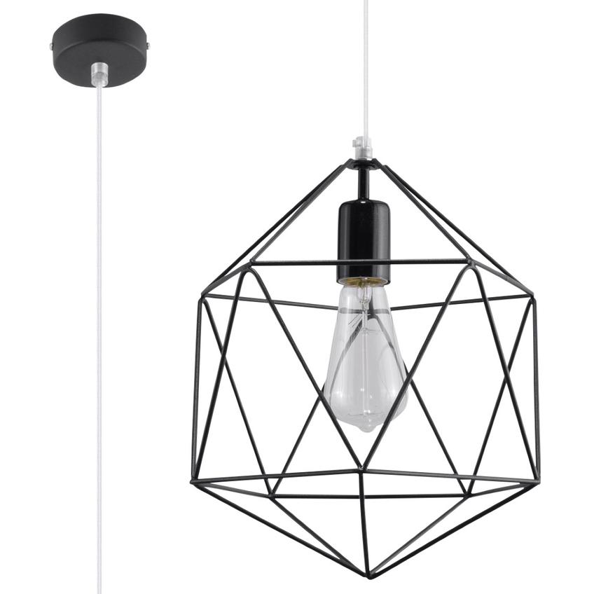 Sollux Lampa wisząca GASPARE czarna SL.0291