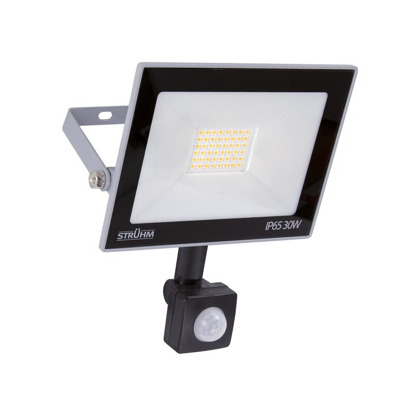 Naświetlacz SMD LED z czujnikiem ruchu KROMA LED S 30W GREY 4500K 03606 IDEUS