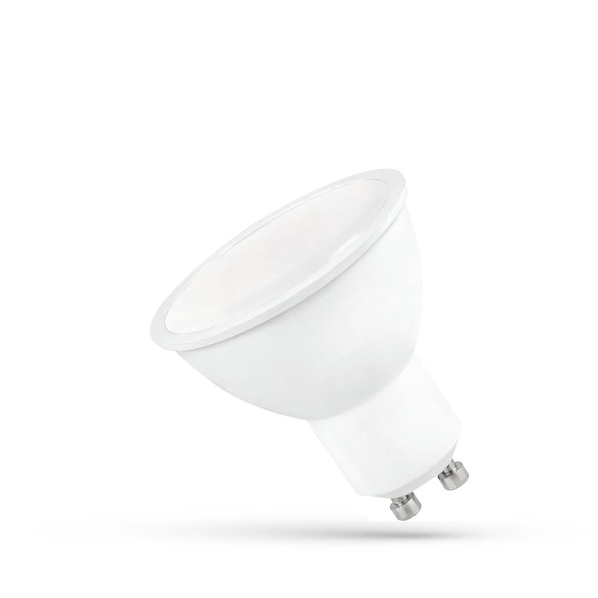 LED GU10 230V 6W SMD WW z mleczną szybką biała Spectrum