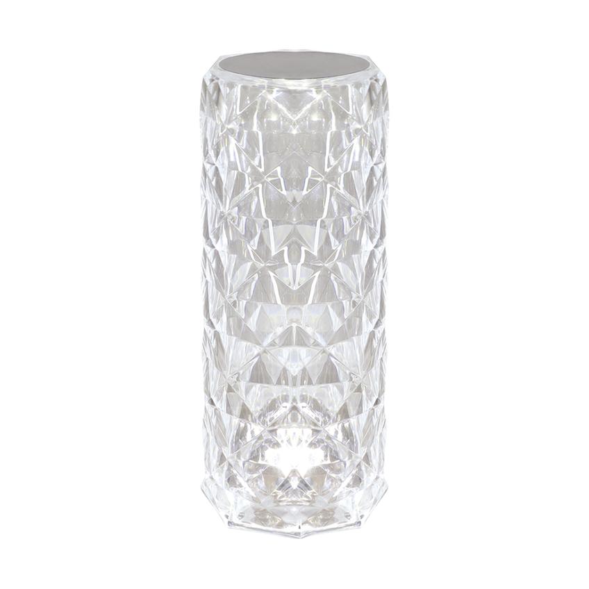 Lampka stołowa LED HOLI LED CRYSTAL przezroczysta zimna/ciepła biel 04402 IDEUS