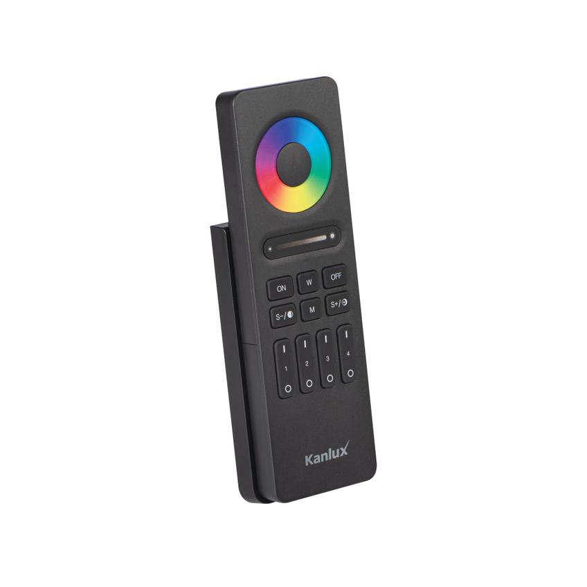 REMOTE 4 RGBW/CCT-B Pilot do taśm LED REMOTE 4 RGBW/CCT-B czarny czterostrefowy 22135 KANLUX