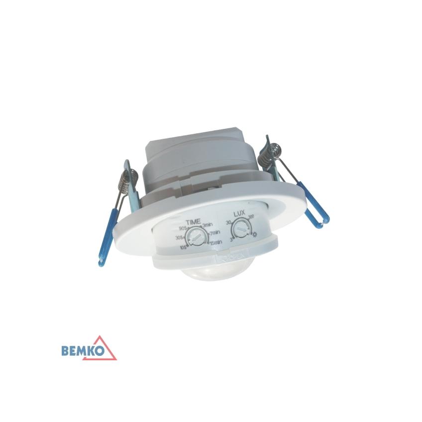 CZUJNIK RUCHU 800W 360* BIAŁY P/T B50-SES04WH-A BEMKO