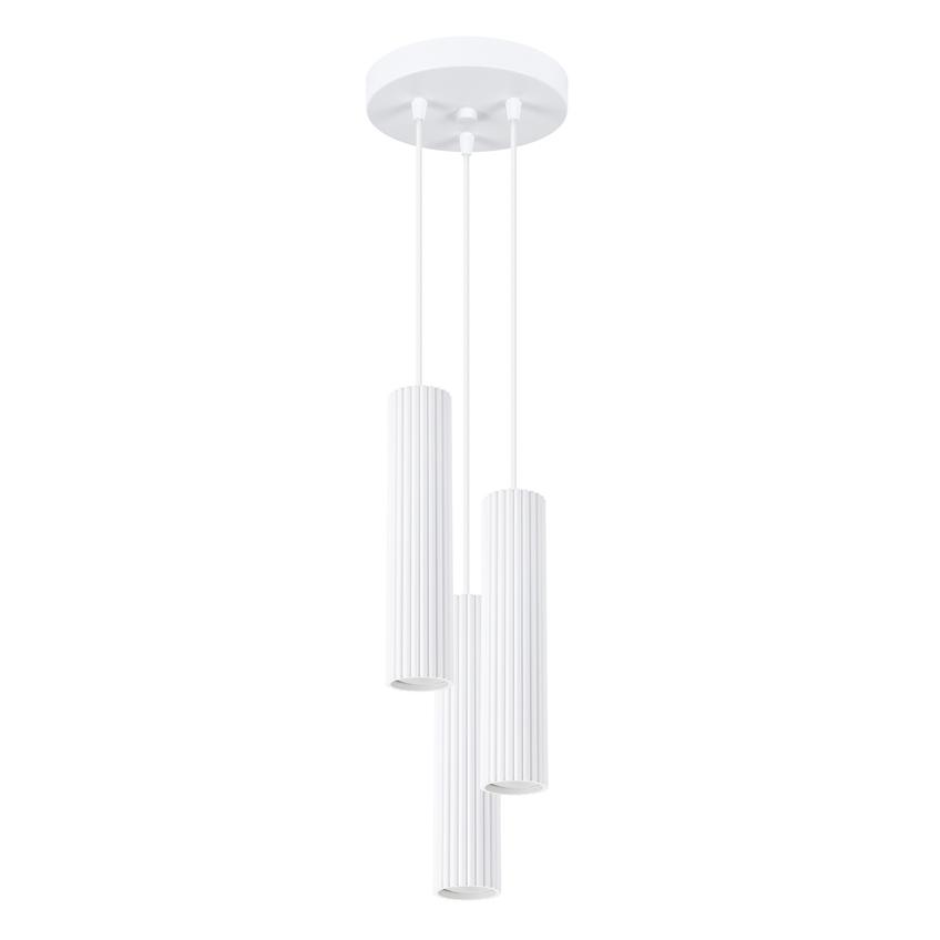 Sollux Lampa wisząca KARBON 3P biały SL.1538