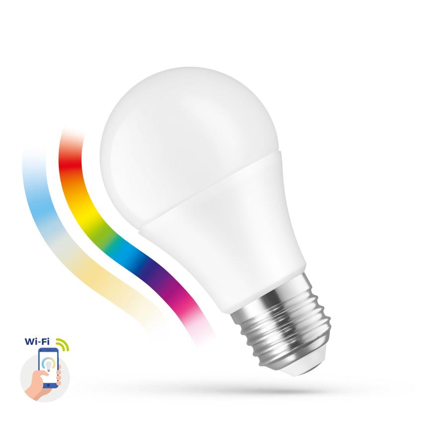 LED GLS 9W E-27 230V RGBW+CCT+DIM Wi-Fi SpectrumSMART