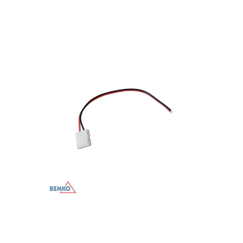 ZŁĄCZKA LED Z PRZEWODEM 1-STRONNA 8MM 3528 B46-Z1-08-3528 BEMKO