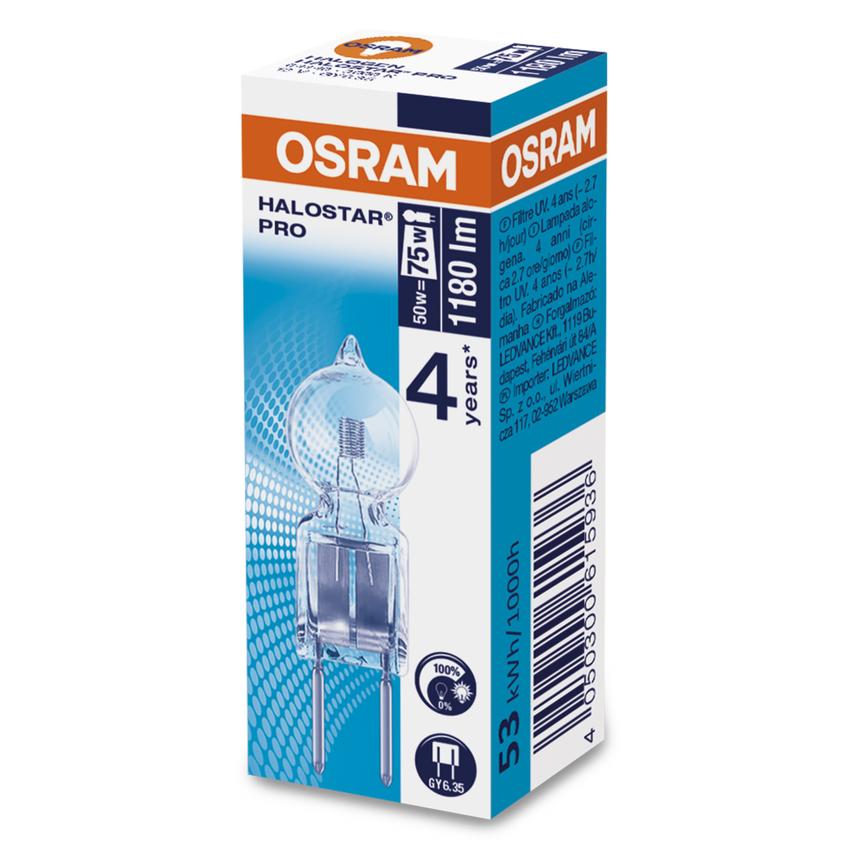 Żarówka halogenowa 50W 12V GY6,35