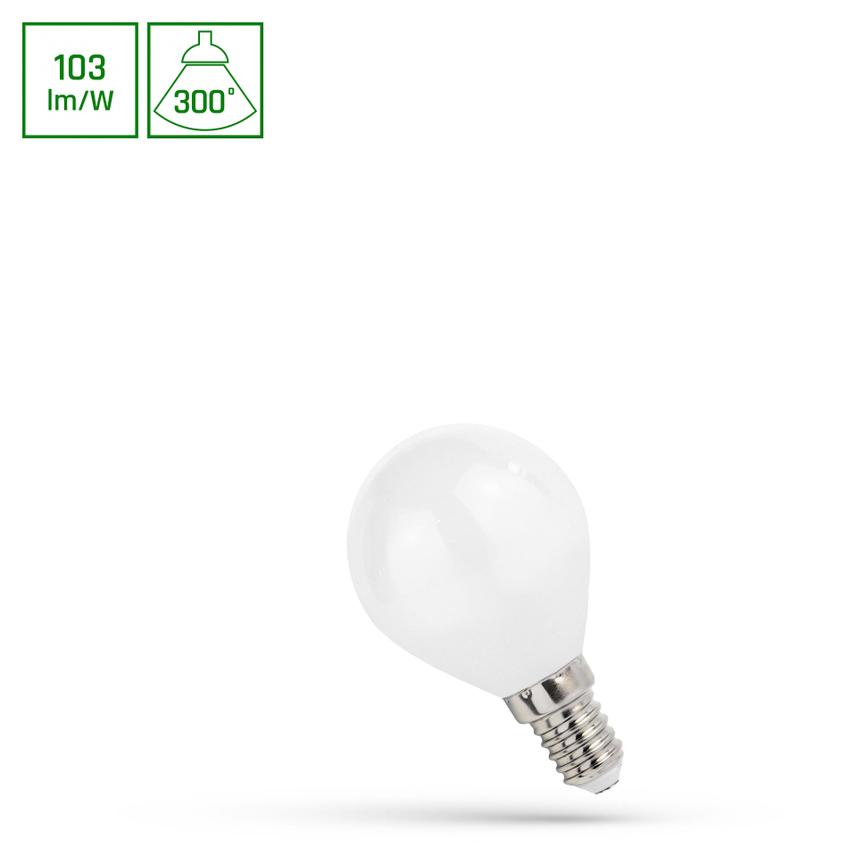 LED KULKA E-14 230V 4W COG NW WHITE SPECTRUM