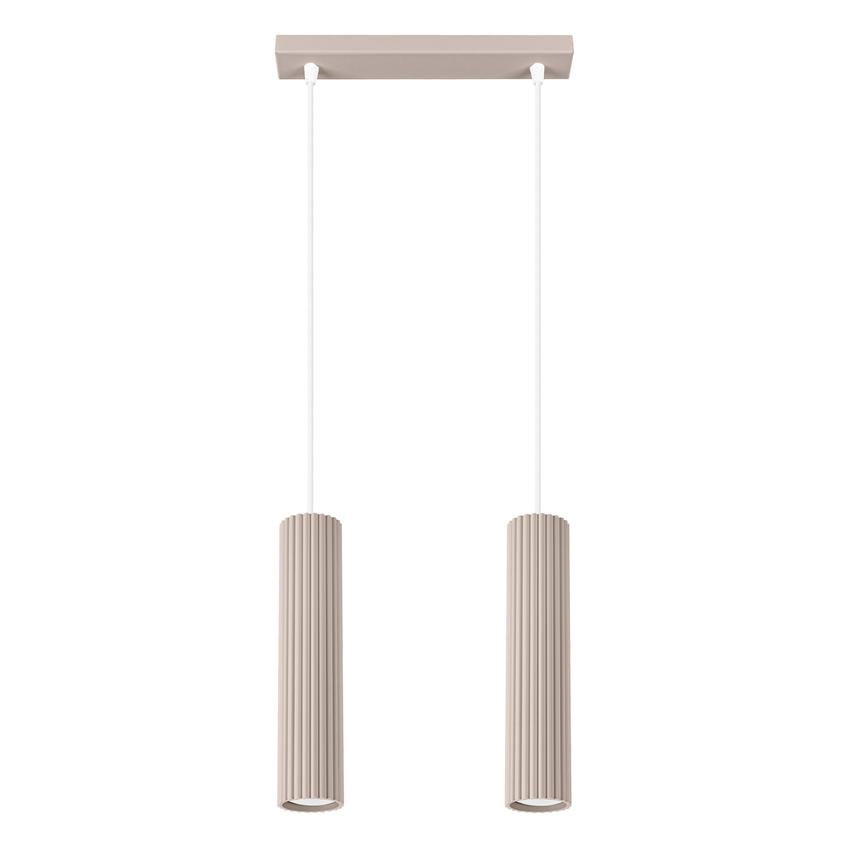 SOLLUX Lampa wisząca KARBON 2 taupe ; SL.1773