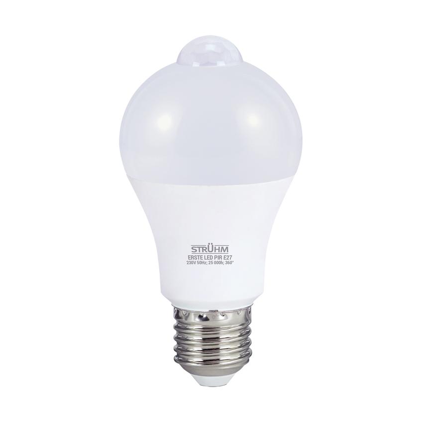 Żarówka LED E27 z czujnikiem ruchu PIR mocna neutralna 12W 1230lm 04768 IDEUS