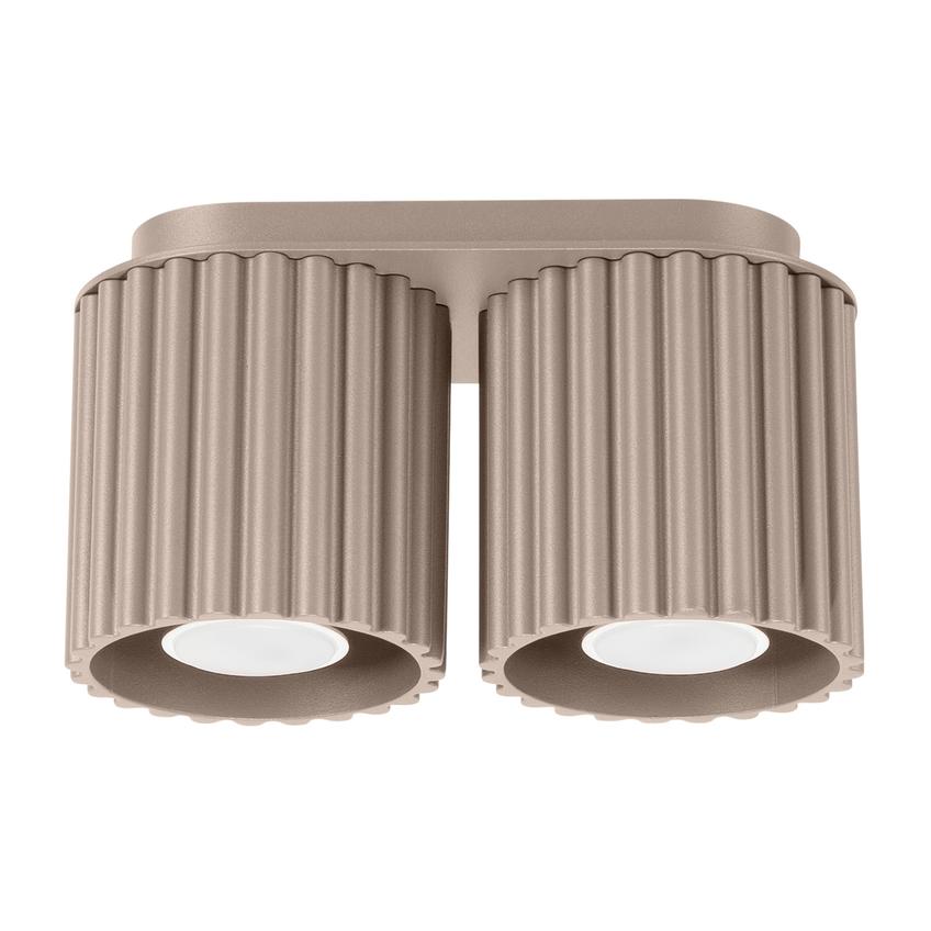 SOLLUX Plafon AURA 2 taupe GU10 ; SL.1815