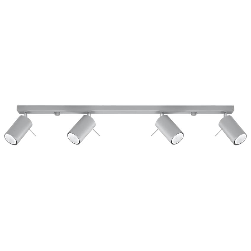 Sollux Plafon RING 4L szary SL.0453