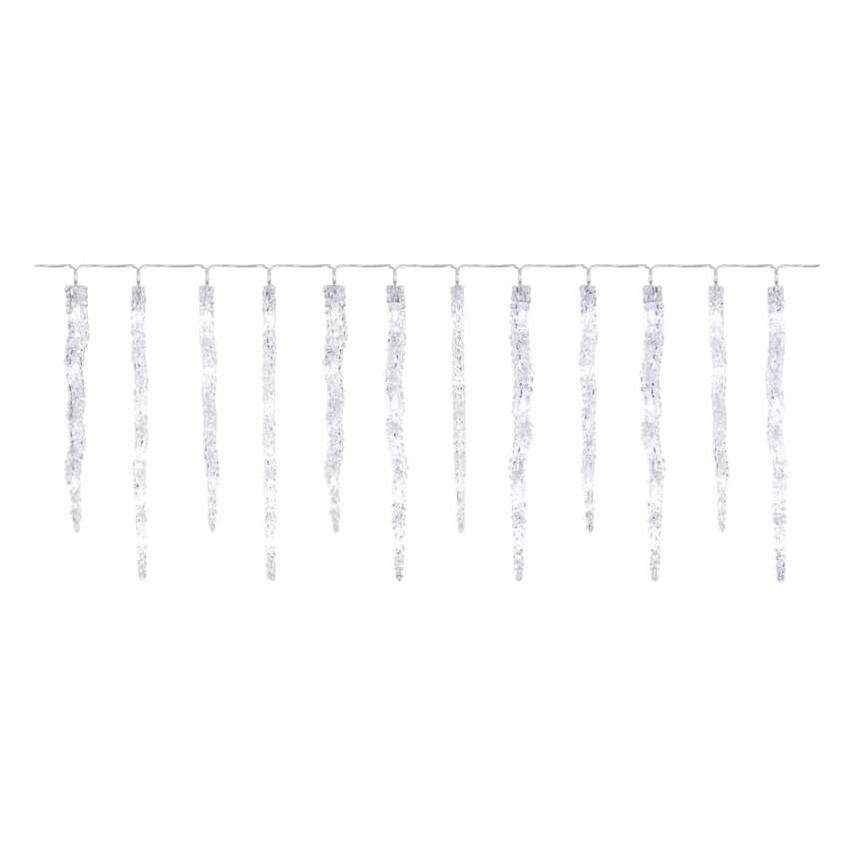Lampki świąteczne sopel 60 LED 3,6 m zimna biel IP44 DCPC07 EMOS