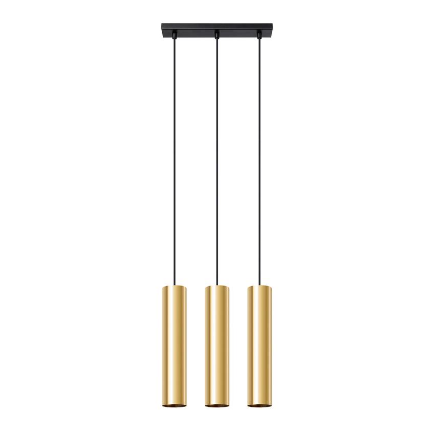 Sollux Lampa Wisząca LAGOS 3 złoty połysk SL.1201