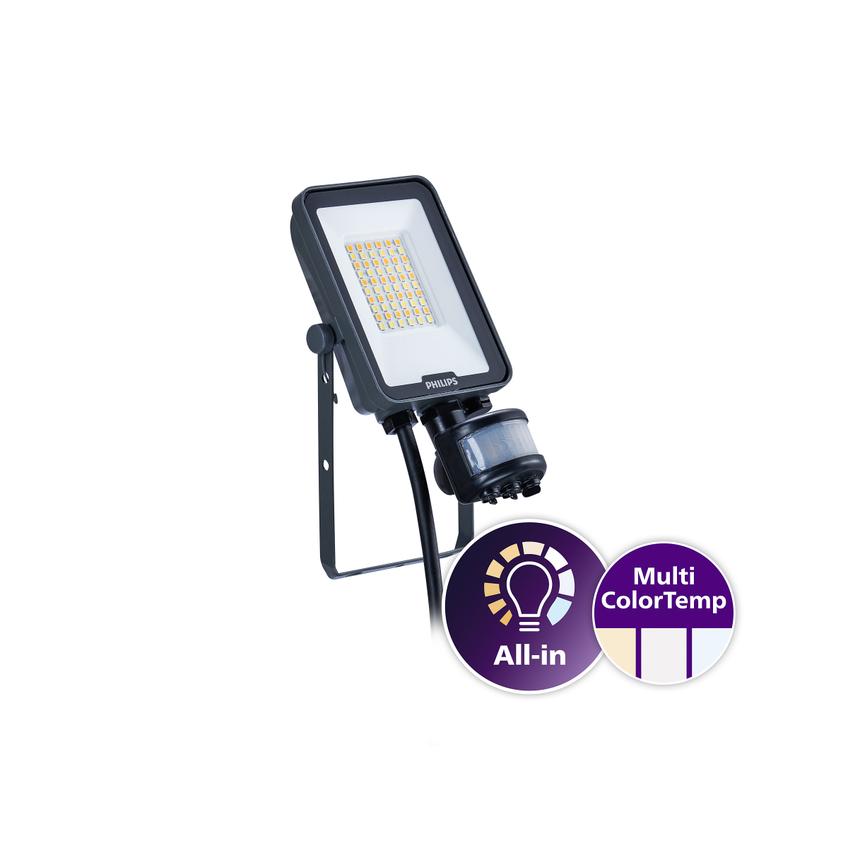 Naświetlacz LED Ledinaire BVP167 20W 2200/2400lm IP65 3000/4000/6500 K zmienna barwa światła 5 lat g 9,11402E+11 PHILIPS