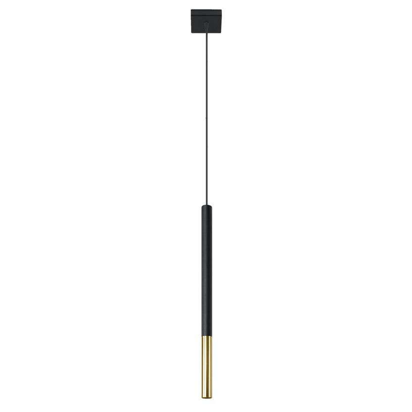Sollux Lampa wisząca MOZAICA 1 czarny/złoto SL.0891