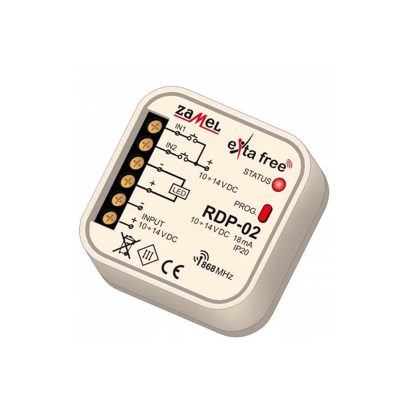 Sterownik LED jednokolorowy RDP-02 EXF10000089 EXF10000089-WUN ZAMEL