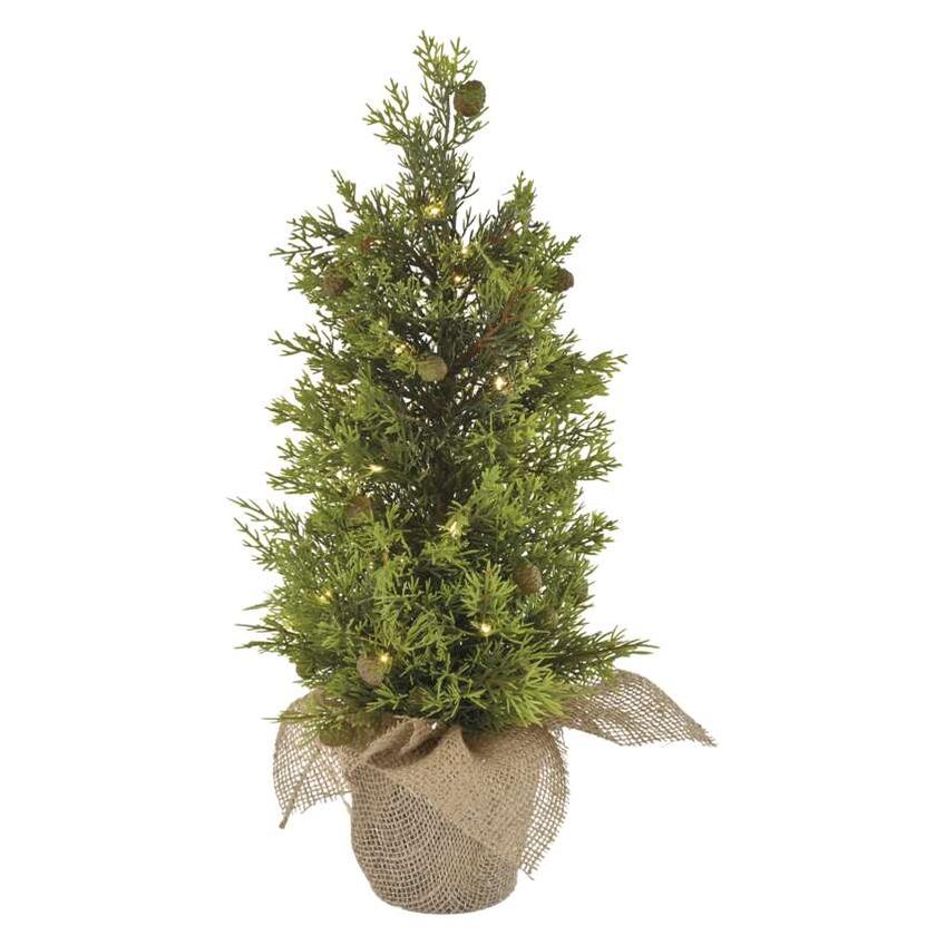 Ozdoba świąteczna choinka 30 LED 50 cm ciepła biel IP44 timer DCTW31 EMOS