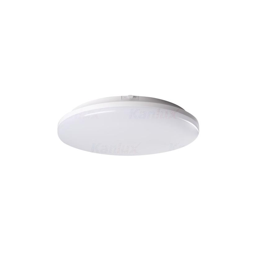 Plafoniera LED okrągła z mikrofalowym czujnikiem ruchu STIVI LED 24W-NW-O-SE 3120lm 4000K barwa neutralna IP65 IK08 35001 KANLUX