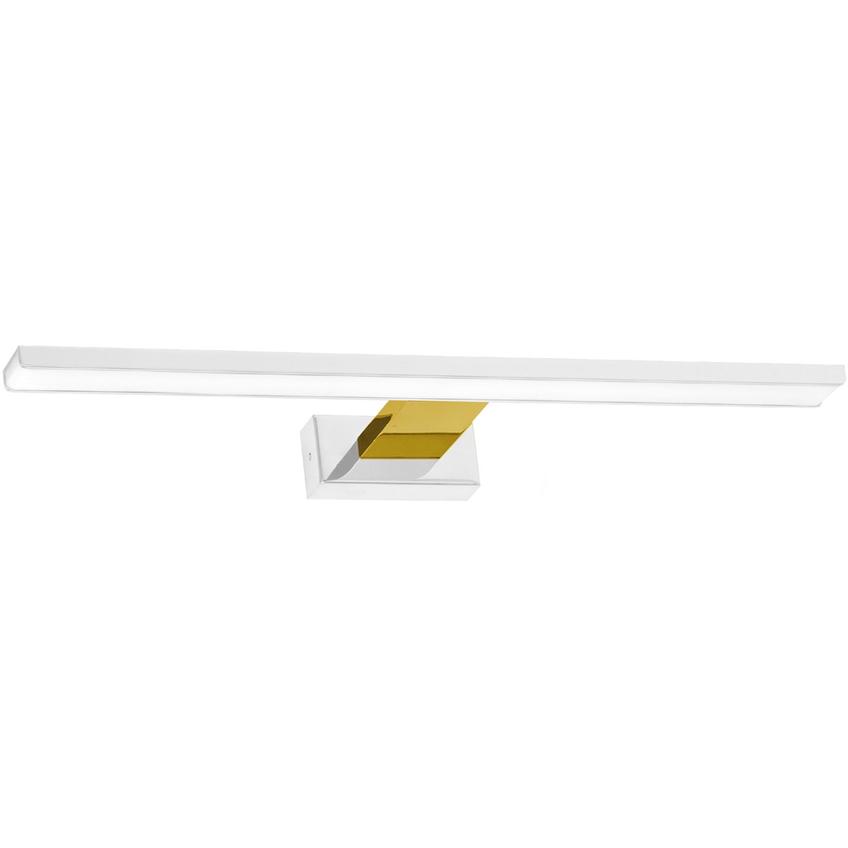 kinkiet łazienkowy LED Shine 13,8W 966lm 4000K biało/złoty IP44 ML7884 Milagro