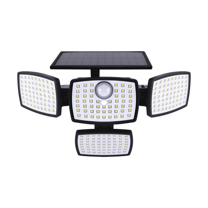 Lampa solarna LED z czujnikiem ruchu IP65 BORUT LED 10W biała neutralna 04948 IDEUS