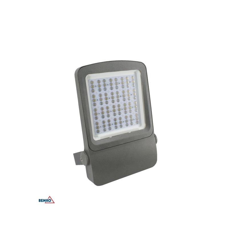 NAŚWIETLACZ LED CAMPUS 250W 4000K 37500lm IP66 90X90 SZARY C66-LFC-250DG-4K-9090 BEMKO