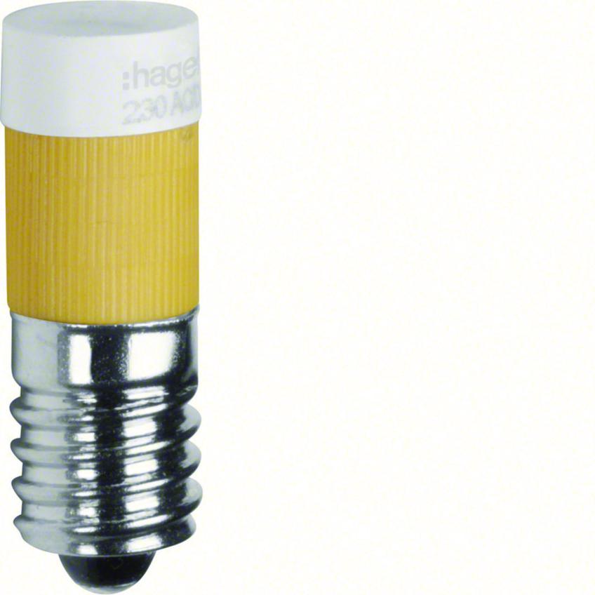 Żarówka LED E10 żółty Berker 167802 WDA2727Y HAGER