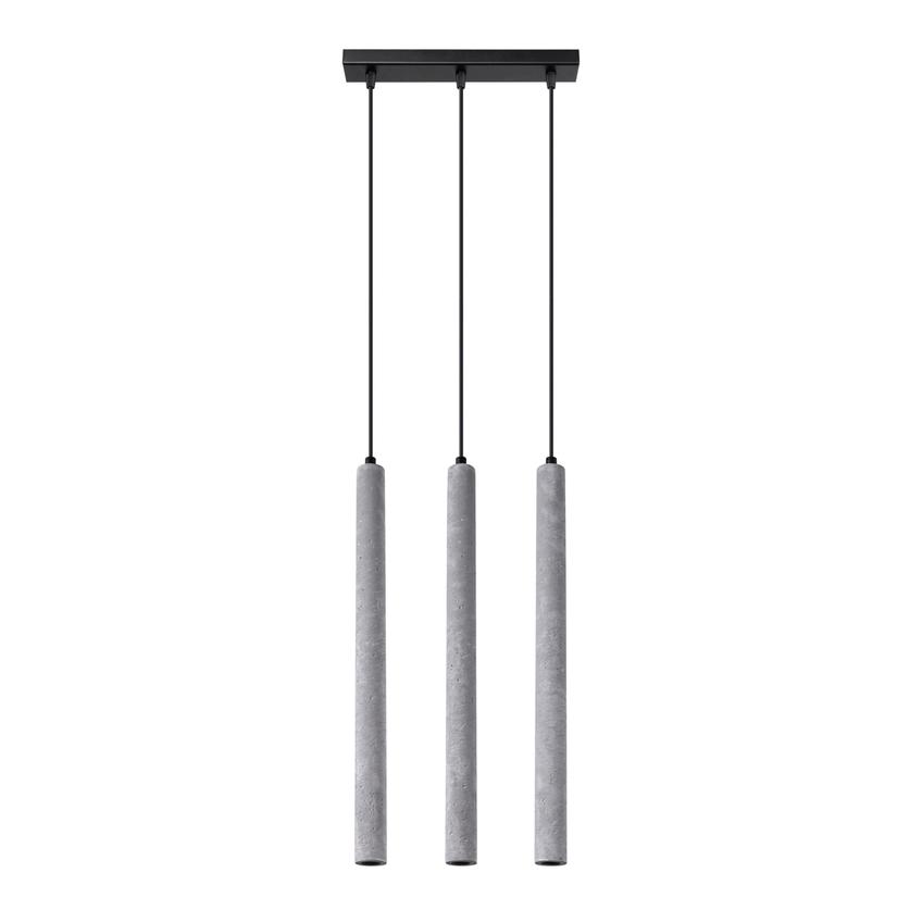 Sollux Lampa wisząca PASTELO 3L beton SL.1272