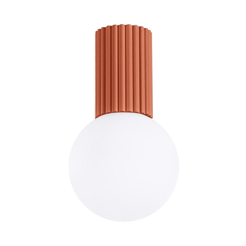 Plafon HALO ochra czerwona IP44