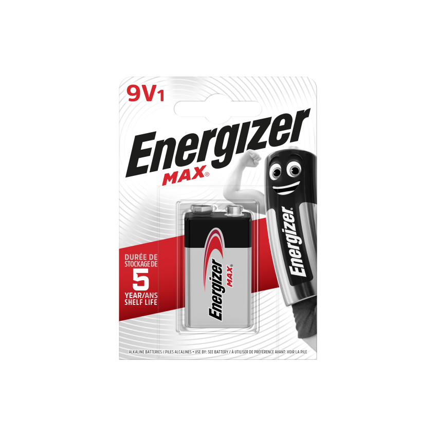 BATERIA ENERGIZER MAX 9V /1 7,6389E+12 SELVISTA