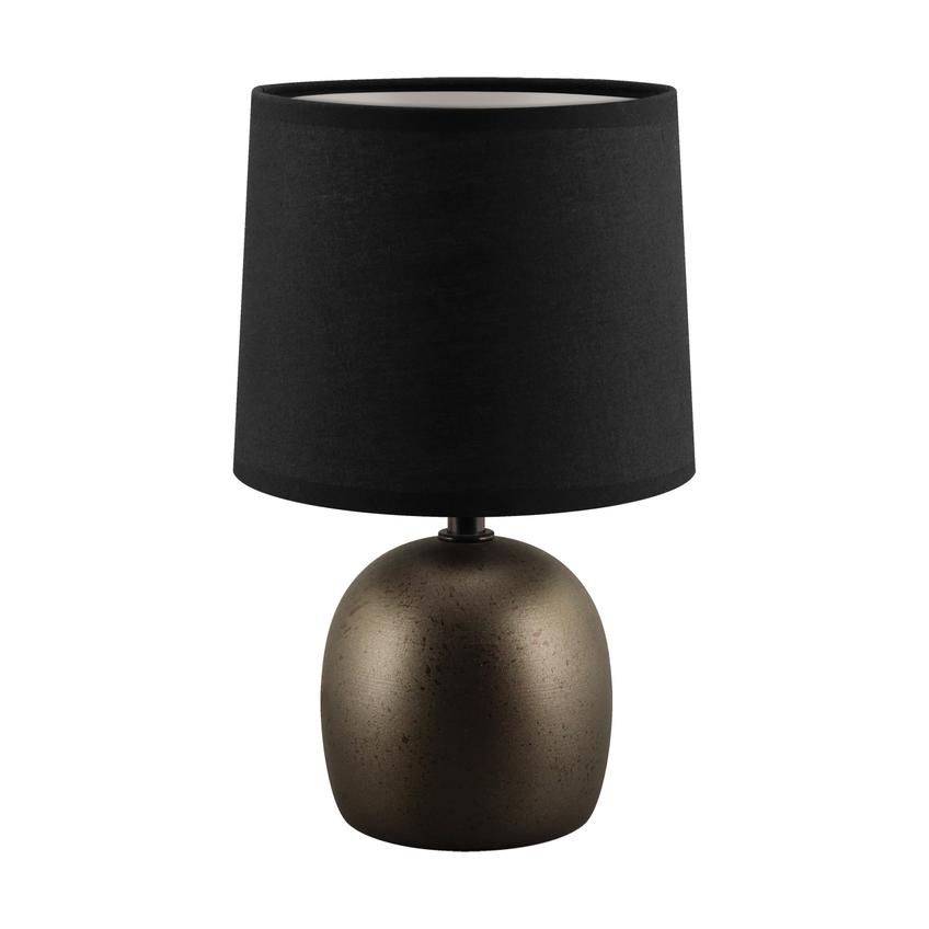 Lampka stołowa ATENA E14 czarna ceramiczna BLACK 04056 IDEUS