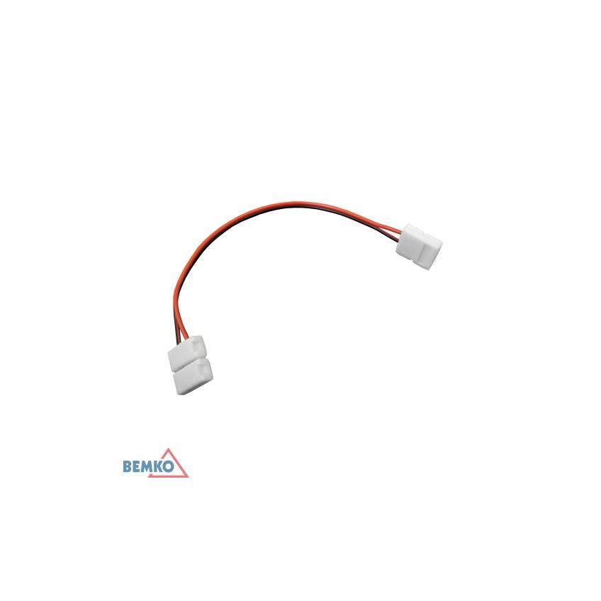 ZŁĄCZKA LED Z PRZEWODEM 2-STRONNA 8MM 3528 B46-Z2-08-3528 BEMKO